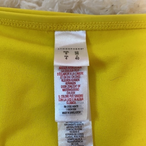 Atmosphere Yellow String Bikini - Picture 9 of 10